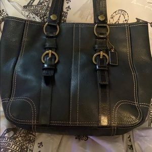 Coach purse black leather